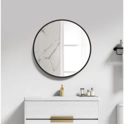 Modland Aurora Round Frame Medicine Cabinet, 24Inch Round 13 Modland Aurora Round Frame Medicine Cabinet, 24Inch Round -Laural Home Shop 13f1500b032d5c92 0838 w800 h800 b0 p0