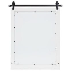 Uniek Cates Framed Wall Mirror With Shelf, White 24x31 -Laural Home Shop 1411020901ef1b96 6238 w800 h800 b1 p0