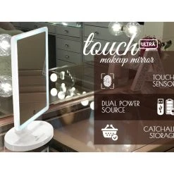 Impressions Vanity Company Touch Ultra LED Makeup Mirror, Standing Base, Rose Gold -Laural Home Shop 142129ec0143d274 8942 w800 h800 b0 p0