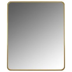 FGI-industries Foremost Reflections 24" X 30" Rounded Rectangle Mirror, Brushed Gold -Laural Home Shop 14611ec1015f4de6 6613 w800 h800 b1 p0
