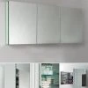 Fresca FMC8019 60" Triple Door Frameless Medicine Cabinet - Mirror 1 Fresca FMC8019 60" Triple Door Frameless Medicine Cabinet - Mirror -Laural Home Shop 1491993d0e5a952a 5455 w800 h800 b0 p0