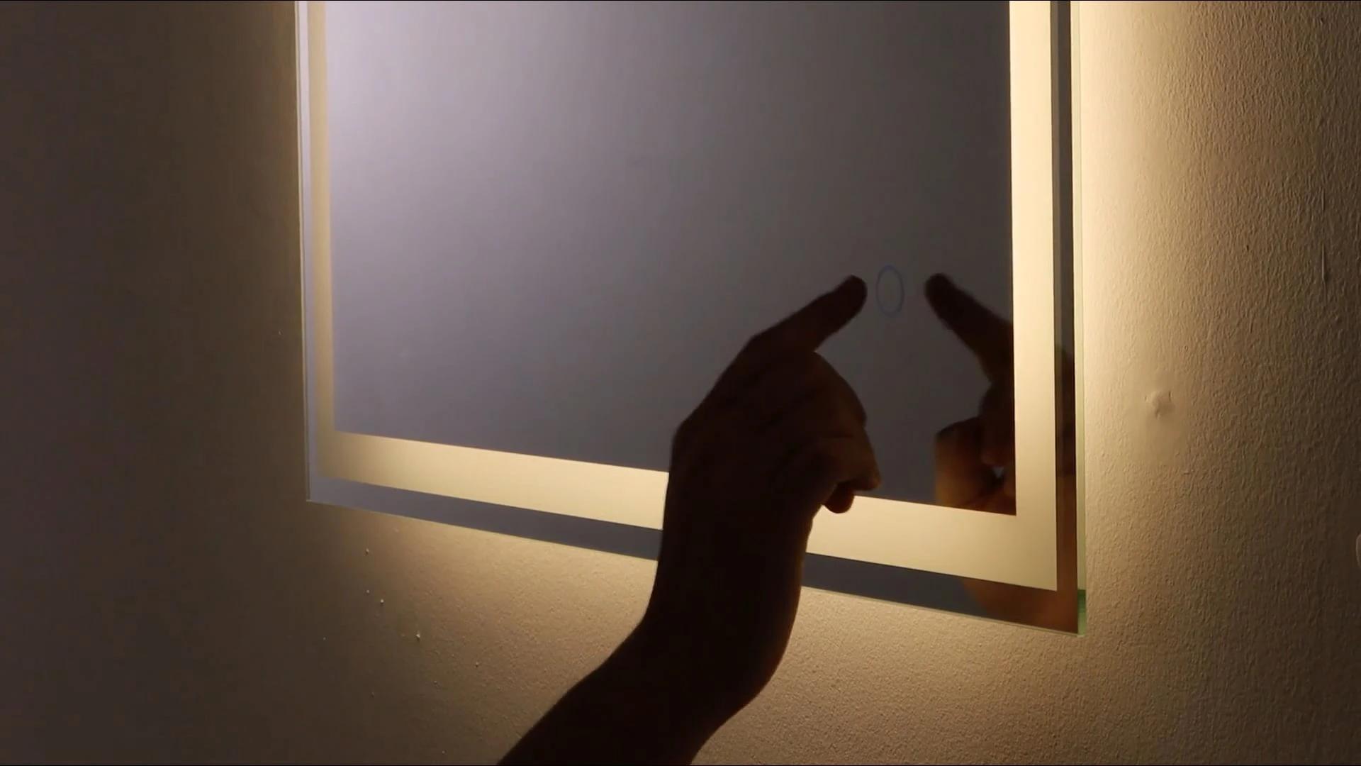 JONATHAN Y Pax Anti-Fog Front/Back-lit Bathroom Vanity Mirror, Touch Control, Height: 36" 4 JONATHAN Y Pax Anti-Fog Front/Back-lit Bathroom Vanity Mirror, Touch Control, Height: 36" - Image 2