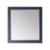 Vinnova Florence Rectangular Bathroom/Vanity Framed Wall Mirror, Royal Blue, 36"