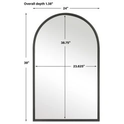FIND Matte Black 24x39 Mirror 11 FIND Matte Black 24x39 Mirror -Laural Home Shop 1601c86f0244bb23 6849 w800 h800 b1 p0