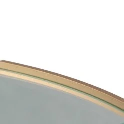 OVALCREST By The Oval And Round Mirror Store Medina Framed Oval Mirror, Gold Spray, 19"x25" -Laural Home Shop 17c1d1ca00903f2a 1336 w800 h800 b0 p0