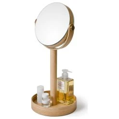 Coppice Natural Oak Double Face Mirror With Storage Tray | Wireworks Close-up 15 Coppice Natural Oak Double Face Mirror With Storage Tray | Wireworks Close-up -Laural Home Shop 18217d56014a0c16 8975 w800 h800 b1 p0