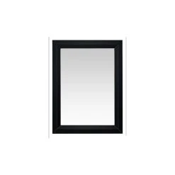 Ancerre Designs Transitional Framed Mirror, Black Onyx, 24"