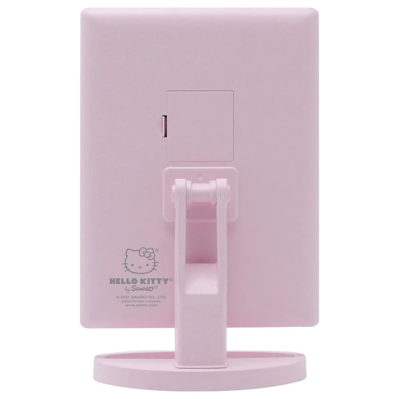 Impressions Vanity Company Hello Kitty Trifold LED Tri-Tone Makeup Mirror With Magnification, Pink 7 Impressions Vanity Company Hello Kitty Trifold LED Tri-Tone Makeup Mirror With Magnification, Pink - Image 5