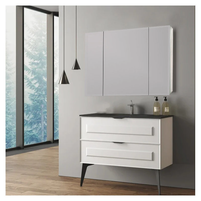 Aosmay 36-in W Bathroom Medicine Cabinet Aluminum Makeup Mirror 7 Aosmay 36-in W Bathroom Medicine Cabinet Aluminum Makeup Mirror - Image 5