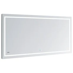 AQUADOM Daytona LED Lighted Bathroom Fog Free Dimmable Mirror 84"x36"x1"