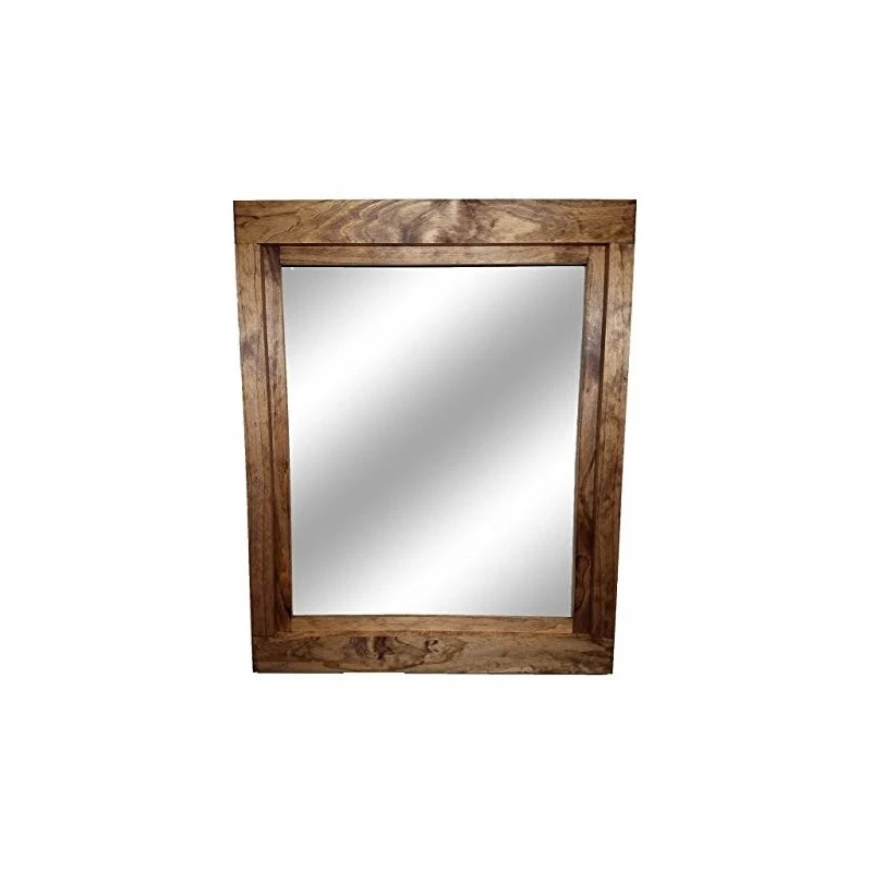 Renewed Decor And Storage Farmhouse Style Vanity Mirror, Early American, 24"w X 30"h 3 Renewed Decor And Storage Farmhouse Style Vanity Mirror, Early American, 24"w X 30"h