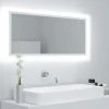 Vida XL International B.V. VidaXL LED Bathroom Mirror White Acrylic Home Washroom Storage Unit Furniture 2 Vida XL International B.V. VidaXL LED Bathroom Mirror White Acrylic Home Washroom Storage Unit Furniture -Laural Home Shop 1991ee3701ea722b 5602 w800 h800 b0 p0