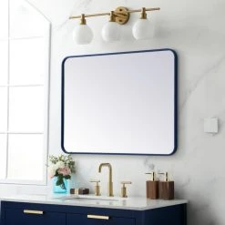Elegant Furniture & Lighting Ellis Soft Corner Metal Rectangular Mirror, Blue, 27"x36" 10 Elegant Furniture & Lighting Ellis Soft Corner Metal Rectangular Mirror, Blue, 27"x36" -Laural Home Shop 19e17e9d009590c5 0514 w800 h800 b0 p0