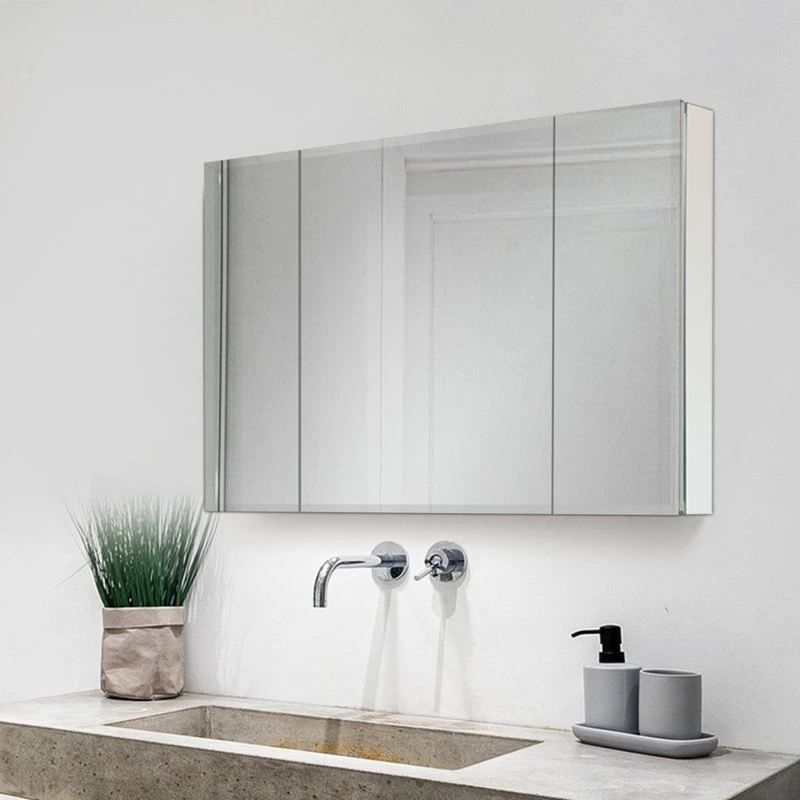 Aosmay 36-in W Bathroom Medicine Cabinet Aluminum Makeup Mirror 5 Aosmay 36-in W Bathroom Medicine Cabinet Aluminum Makeup Mirror - Image 3