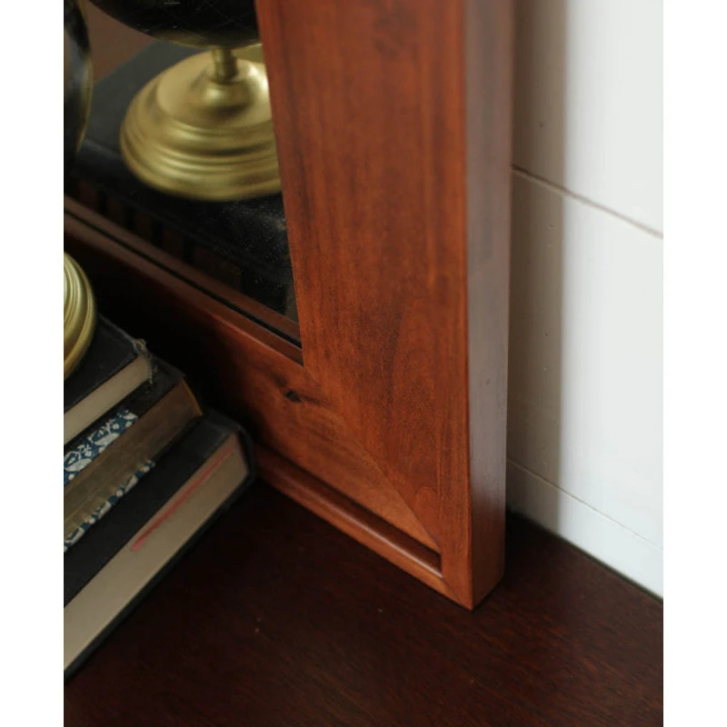 My Barnwood Frames Wooden Mirror, Cherry Wood Stained Mirror, Mapleton Style, 26"x30" 7 My Barnwood Frames Wooden Mirror, Cherry Wood Stained Mirror, Mapleton Style, 26"x30" - Image 5