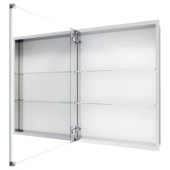 Glass Warehouse Aluminum Medicine Cabinet, 20" X 26" -Laural Home Shop 1a915e1202a929e5 0727 w800 h800 b1 p0