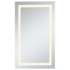 Elegant Furniture & Lighting LED Hardwired Mirror Rectangle W24"H40" Dimmable 3000K