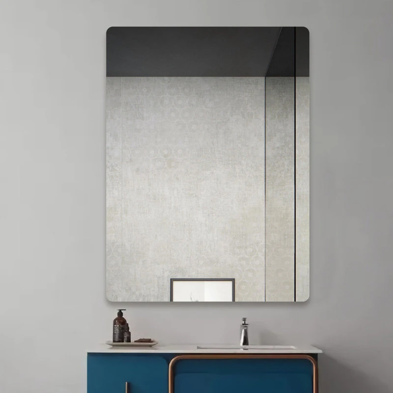 Decor Wonderland Fredrick Rectangular Modern Frameless Wall Bathroom Vanity Mirror, 19w X 27h 9 Decor Wonderland Fredrick Rectangular Modern Frameless Wall Bathroom Vanity Mirror, 19w X 27h - Image 7