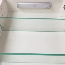 Timber Tree Cabinets Dolphin Slab Panel Frameless Recessed Medicine Cabinet With LED Light - 14 X 28, -Laural Home Shop 1ae1c13102ab514b 5634 w800 h800 b0 p0