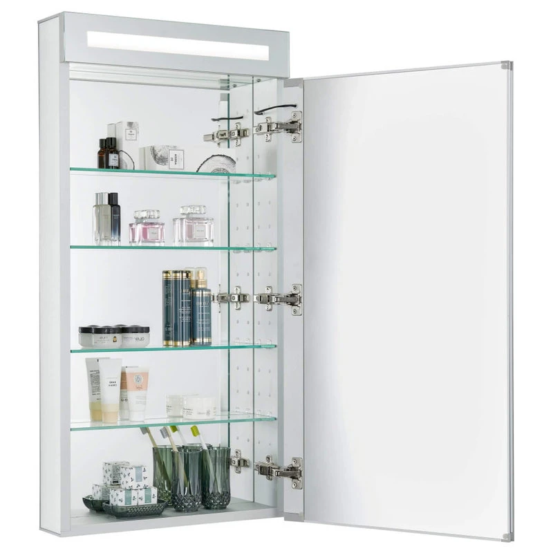Fine Fixtures Bathroom LED Medicine Cabinet, Recessed/Surface Mount, 20"x40", Right Hand 5 Fine Fixtures Bathroom LED Medicine Cabinet, Recessed/Surface Mount, 20"x40", Right Hand - Image 3