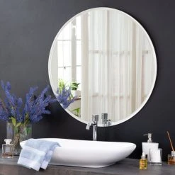 Madeleine Home Inc. Harrison Frameless Bevelled Mirror, 30" 26 Madeleine Home Inc. Harrison Frameless Bevelled Mirror, 30" -Laural Home Shop 1d0145130f85777a 9807 w800 h800 b0 p0