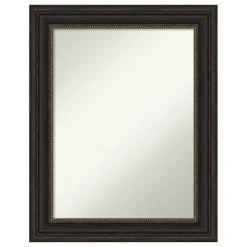 Amanti Art Accent Bronze Non-Beveled Bathroom Wall Mirror - 23 X 29 In.