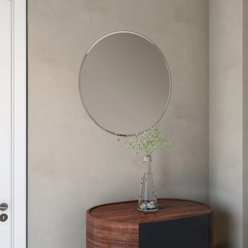 AE Bath Signature Cairo 30 Frameless Round Mirror 6 AE Bath Signature Cairo 30 Frameless Round Mirror - Image 4