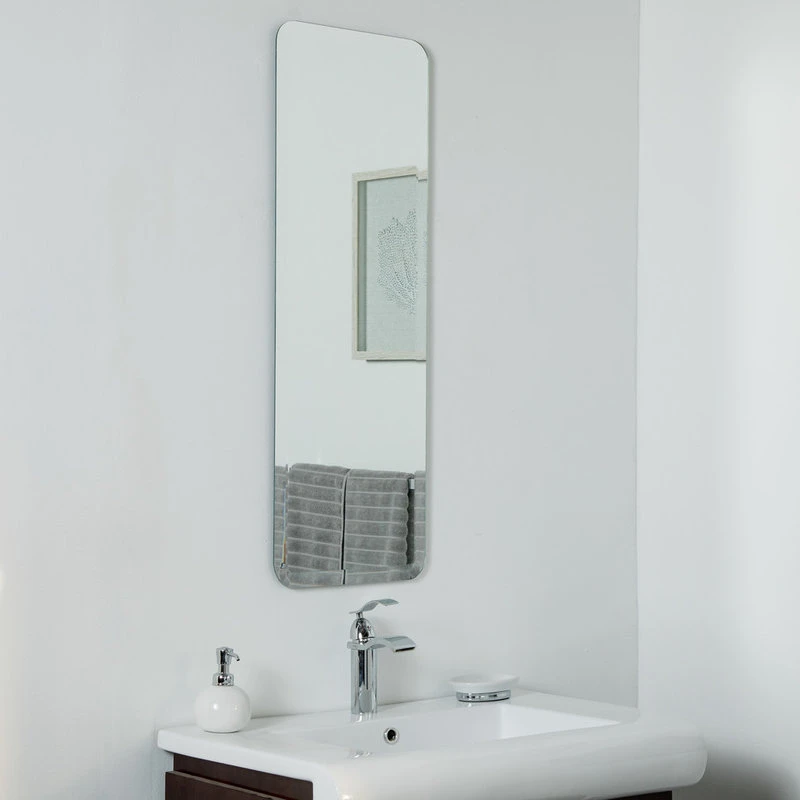 Decor Wonderland Shelly Long Frameless Mirror 39.5"x13.75" Wall Mirror 5 Decor Wonderland Shelly Long Frameless Mirror 39.5"x13.75" Wall Mirror - Image 3