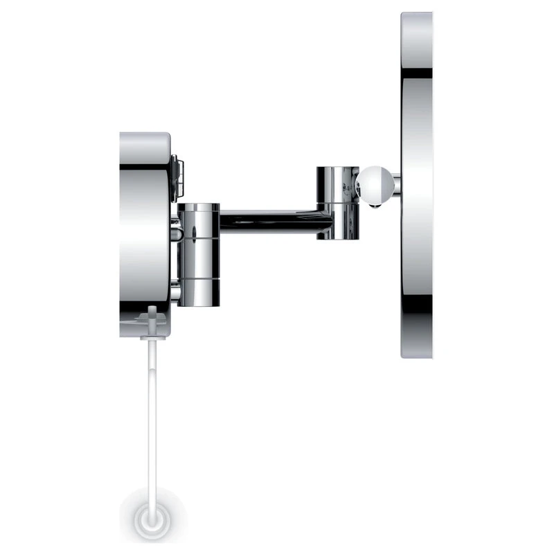 Wellfor 8" LED Wall Mount Two-Sided Makeup Vanity Mirror 3X Magification Rotation 5 Wellfor 8" LED Wall Mount Two-Sided Makeup Vanity Mirror 3X Magification Rotation - Image 3