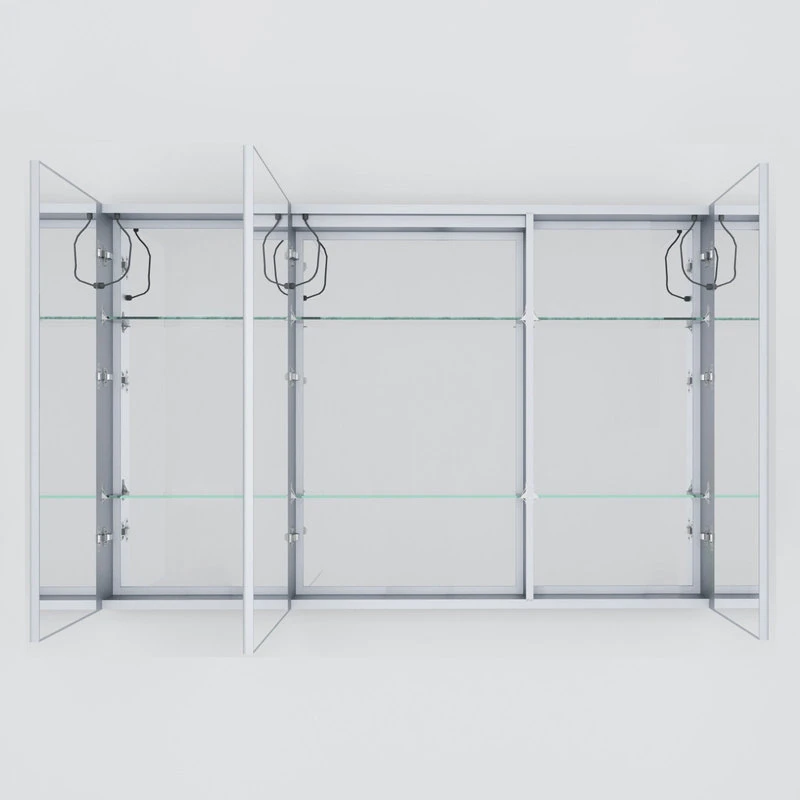 Lexora Lesina LED Medicine Cabinet, Defogger, 48" 8 Lexora Lesina LED Medicine Cabinet, Defogger, 48" - Image 6