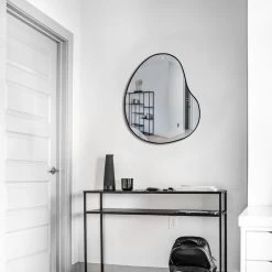 Mirrorize Canada Black Asymmetrical/Irregular Wall Mirror, 20"x24" -Laural Home Shop 1e319bb503d56366 3185 w800 h800 b0 p0