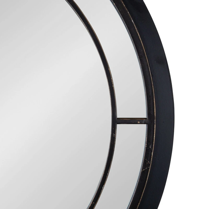 Uniek Audubon Round Framed Wall Mirror, Black, 28 Diameter 5 Uniek Audubon Round Framed Wall Mirror, Black, 28 Diameter - Image 3
