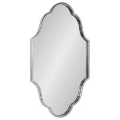 Uniek Rowla Framed Wall Mirror, Silver 23x37