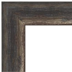 Amanti Art Bark Rustic Char Beveled Bathroom Wall Mirror - 33 X 27 In. -Laural Home Shop 1ed140b60ec6db3e 6186 w800 h800 b1 p0