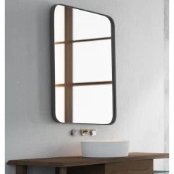 Mirrona LLC Decorative Mirror, Black, 24x36 -Laural Home Shop 1ee18c08028684bb 3753 w800 h800 b0 p0