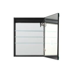 AQUADOM Royale Plus LED Medicine Cabinet Matte Black Right Hinge 24"x30"x5" 10 AQUADOM Royale Plus LED Medicine Cabinet Matte Black Right Hinge 24"x30"x5" -Laural Home Shop 1f819aae01f31d97 0344 w800 h800 b1 p0