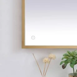 Elegant Furniture & Lighting Modern Brass Led Mirror 19 Elegant Furniture & Lighting Modern Brass Led Mirror -Laural Home Shop 1f916240028378e1 7513 w800 h800 b0 p0