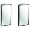 Renovators Supply Manufacturing Corner Medicine Cabinet Satin Brushed Stainless Steel Set Of 2 -Laural Home Shop 1fe1a94f01bafeec 7303 w800 h800 b1 p0