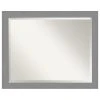 Amanti Art Brushed Nickel Beveled Bathroom Wall Mirror - 31.5 X 25.5 In. 1 Amanti Art Brushed Nickel Beveled Bathroom Wall Mirror - 31.5 X 25.5 In. -Laural Home Shop 2071d4f30d1d1b02 5253 w800 h800 b1 p0