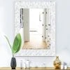 Designart Abstract White Geometric Pattern Midcentury Frameless Vanity Mirror, 2 1 Designart Abstract White Geometric Pattern Midcentury Frameless Vanity Mirror, 2 -Laural Home Shop 20a1db6103360305 4880 w800 h800 b0 p0