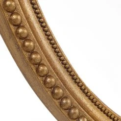 Unique Mirrors Lightly Antiqued Metallic Gold Leaf Round Wall Mirror, Bathroom Mirror, 22 Inch 8 Unique Mirrors Lightly Antiqued Metallic Gold Leaf Round Wall Mirror, Bathroom Mirror, 22 Inch -Laural Home Shop 20c12e9900ae9041 1557 w800 h800 b0 p0