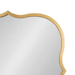 Uniek Higby Framed Wall Mirror, Gold, 21"x21" -Laural Home Shop 2111f96d02b0874f 5531 w800 h800 b0 p0