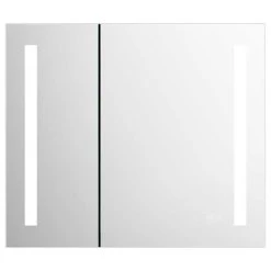 Cenports Commerce Vyaya Aluminum Recessed Or Surface Mount Mirror Medicine Cabinet VYY-AC28-30
