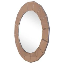 Mirrorize Canada 31.5 " Round Wall Mirror, Gold Sunburst Modern Bathroom Bedroom Decor 12 Mirrorize Canada 31.5 " Round Wall Mirror, Gold Sunburst Modern Bathroom Bedroom Decor -Laural Home Shop 2161fda5014a49bb 8656 w800 h800 b1 p0