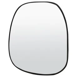 Mirrorize Canada 20"x24" Black Asymmetrical/Irregular Wall Mirror