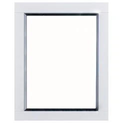 Eviva LLC Eviva Aberdeen 24" White Framed Bathroom Wall Mirror