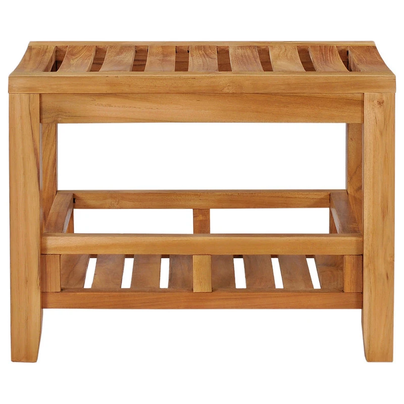 Chic Teak Inc. Teak Wood Bahama Shower Stool, 23" 5 Chic Teak Inc. Teak Wood Bahama Shower Stool, 23" - Image 3