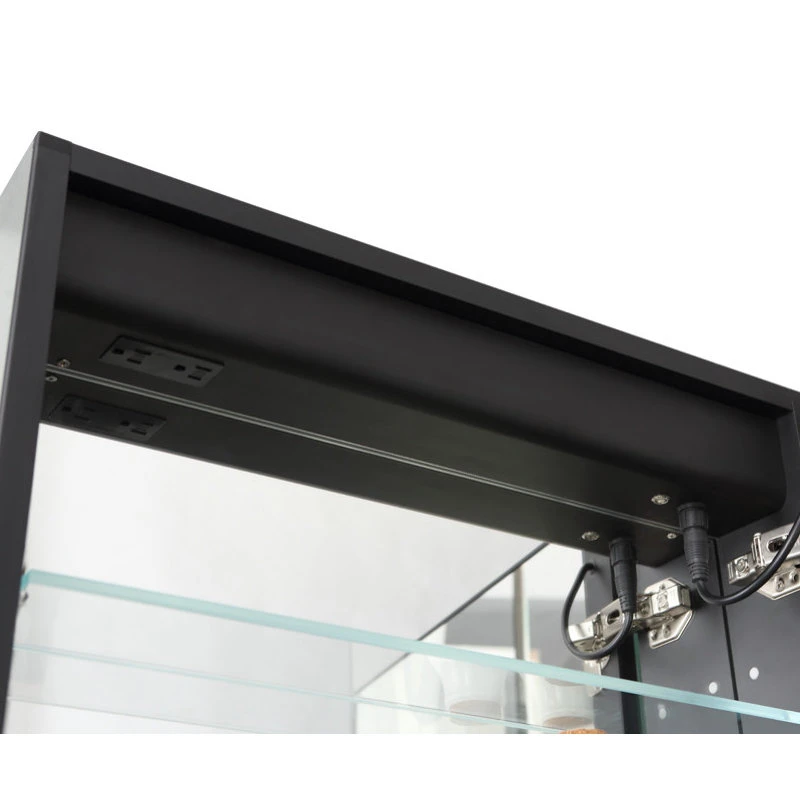 AQUADOM Royale Plus LED Medicine Cabinet Matte Black Right Hinge 24"x30"x5" 4 AQUADOM Royale Plus LED Medicine Cabinet Matte Black Right Hinge 24"x30"x5" - Image 2