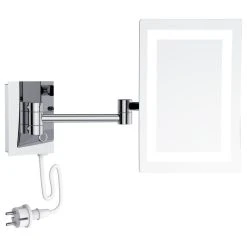 Wellfor Group LLC Wall Mount LED Two-Sided Magnifying Bathroom Makeup Mirror 3X Magification -Laural Home Shop 23112fd403918678 6648 w800 h800 b1 p0