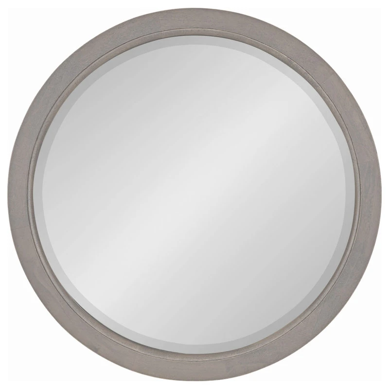 Uniek Hogan Round Framed Wall Mirror, Gray 18 Diameter 4 Uniek Hogan Round Framed Wall Mirror, Gray 18 Diameter - Image 2